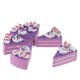 thumbnail image 5 of 6 Piezas de tarta de Triángulo Artificial Modelo Accesorios de Fotografía de Decoración para hogar, , Material: PU Y Púrpura Yotijar Pastel de comida falsa, 5 of 10