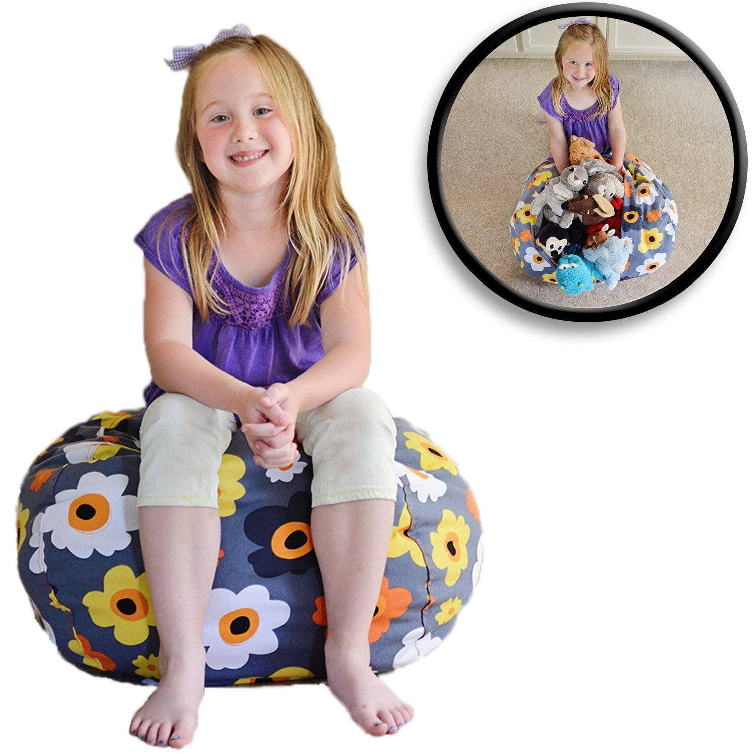 stuff n sit storage bean bag