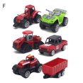 thumbnail image 1 of 6 Pcs Modèle de Voiture en Alliage Enfants Véhicule de Fermier Jouet Collection, 1 of 10