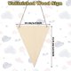 thumbnail image 3 of FFY 20 Pieces Pennant Banner Wooden Triangle Flags For Garland Holidays Gift 26-27s, 3 of 5