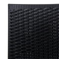 thumbnail image 5 of Afuera Living Modern Weave Indoor Outdoor Dining Armchair in Black, 5 of 9