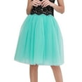 thumbnail image 1 of Gibobby faldas largas de mujer elegantes mujer, falda larga hasta la rodilla con tutú para , falda Midi corta para fiesta de graduación(Glauco, XXL), 1 of 5