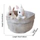 thumbnail image 5 of Toystoory Maceta de flores suculentas Maceta Maceta Contenedor de plantas de interior personalizado Jardín y Patio Toystoory HA062512-00B, 5 of 6