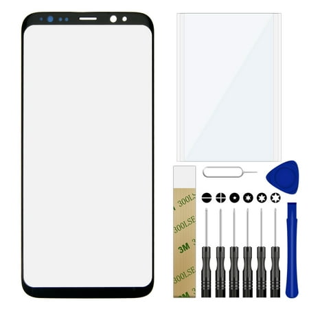 For Samsung Galaxy S8 SM-G950U G950 Replacement Front Outer Glass Lens Screen Tool