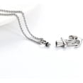 thumbnail image 4 of Anchor Urn Necklace for Human Ashes Cremation Urn Jewelry for Men Women Memorial Keepsake Ashes Pendant Jewelry, 4 of 7