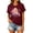 N35-Wine, variant on Classic Dolly T-Shirt Parton Memorial Tee Shirt Graphic Tees Casual Country Music Tshirt Top For Music Lovers Trendy Womens Tops