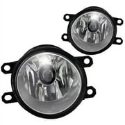 Fog Light For 10-14 Lexus RX450H Clear Lens, Pair