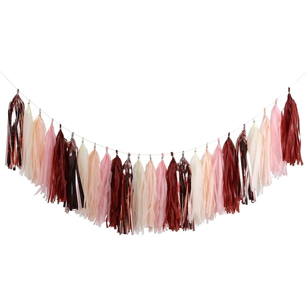 Blush sale tassel garland