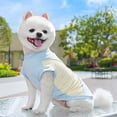 thumbnail image 3 of Summer Pet Mesh T-Shirt - Breathable Polyester, Sun-Protective, D-Ring for Leash, for Small Dogs/Cats (Beach/Home Use), 3 of 3