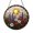 Acrylic 3.5 Inch, variant on Wildflower Floral Sunburst Window Hanging Stained Glass Suncatcher, Cheerful Spring Home Accent