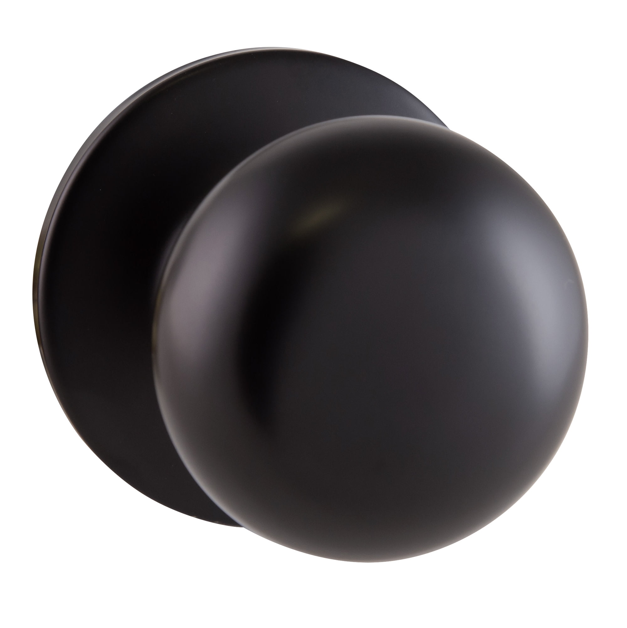 Design House Cambridge Passage Hall and Closet Door 2-Way Knob, Matte Black