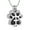 Steel/Black, variant on Cute Paw Shape Small Urn Necklace Lockets for Ashes Pet Cremation Jewelry for Ashes Holder Urn Pendants with Chain Memory Necklace