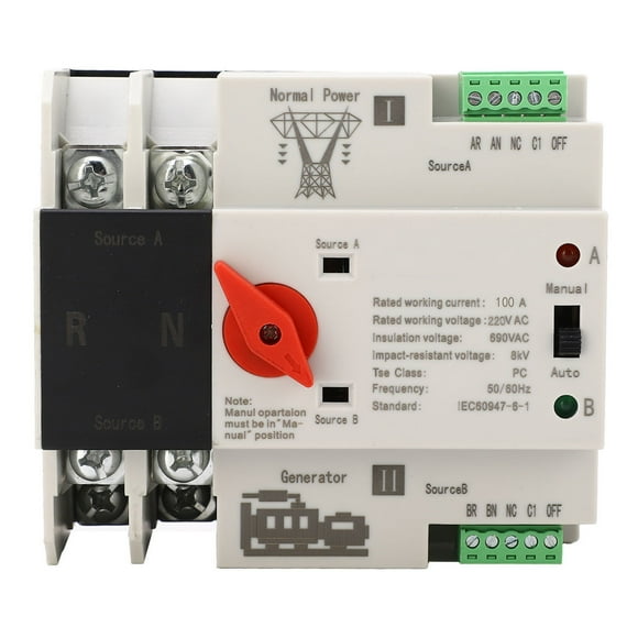 Generator Accessories,Automatic Transfer Switch Dual P Automatic Transfer Switch Dual Power Transfer Switch Industry-Leading Standards