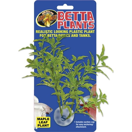 BETTA PLASTIC PLANT MAPLE LEAF (Best Plants For Betta)
