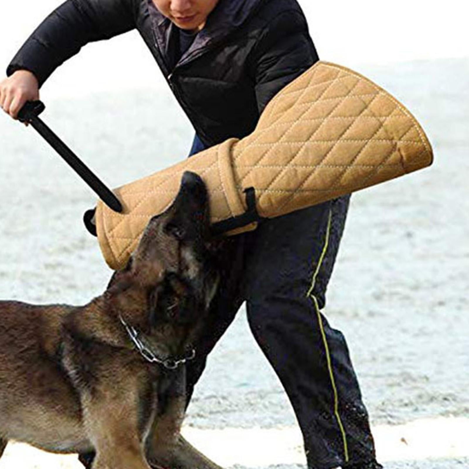 Dog Bite Sleeve Strong Durable Training Protection for Mastiff Puppy Playing Yellow Jute Walmart