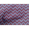 thumbnail image 4 of oneOone Cotton Poplin Fabric Chevron Ikat Print Fabric By Yard 56 Inch Wide, 4 of 4