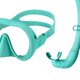 thumbnail image 3 of Máscara Buceo Y Snorkel Set Seco Ajustable para () Verde, 3 of 9
