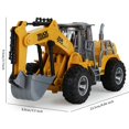 thumbnail image 3 of YOPTOP Metal Diecast Excavator Construction Truck Toy Tractor  Heavy Metal Excavator,e, 3 of 8