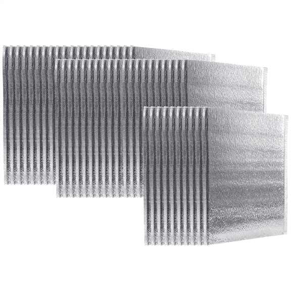 50Pcs Lunch Cooler Bag Insulation Folding Picnic Portable Ice Pack Food Thermal Bag Food Delivery Drink Carrier Insulated Bag