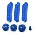thumbnail image 1 of Switch Tip Pickup Cover Musical Instruments 48/50/52mm Pole For Single Coil Pickups For ST Style Guitars Plastic Blue, 1 of 5