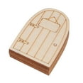 thumbnail image 4 of MLINS  10 Pcs Wood Ornament Decoration for Garden Cute Room Whimsical Fairy Doors, 4 of 8