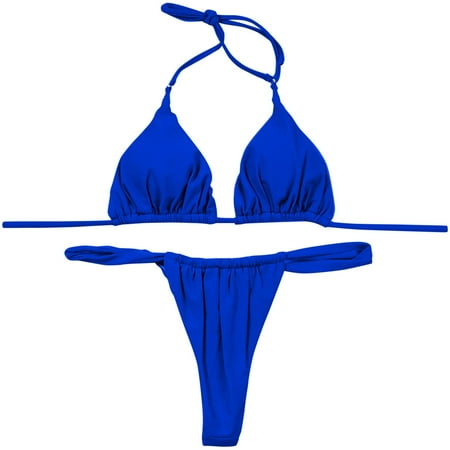 Mzoazpie High Two Up Bikini Women Piece Up Women Cut Padded Bikini Lace Solid Cute Swimsuit Mens Bikini Underwear Set Push Swimwears Tankinis Skimpy Bikini Set