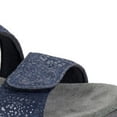 thumbnail image 4 of Mod Comfys Womens Foil Print Suede Sandals, 4 of 4