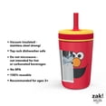 thumbnail image 5 of Zak Designs Sesame Street Kelso Tazas para niños pequeños para viajes o en casa, taza de acero inoxidable con aislamiento al vacío de 12 oz con diseño a prueba de fugas es perfecta para niños (Elmo), 5 of 5