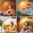 thumbnail image 4 of OUTON LED Reading Floor Lamp for Living Room, Tall Standing Lamp with Remote &Touch Control-4 Color Temperature,  Adjustable Floor Light for Bedroom Office, Black, 4 of 13