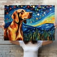 thumbnail image 4 of Bavarian Mountain Scent Hound Dog Watercolor Starry Night Van Gogh Painting Kits, Painting Watercolor Canvas, Canvas Suitable for Room Decor Cafe Decor Or Gift for Friends, 4 of 4