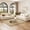 White-3 seat, variant on JULY'S SONG 85" Luxury Modern Sofa Couch for Living Room with Deep Seat, 2 Seater Linen Loveseat for Bedroom, Comfy Love Seat for Apartment, White