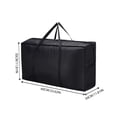thumbnail image 2 of Heavy Duty Extra Large Storage Duffle Bag – Waterproof Patio Cushion Storage Bag with Zipper & Handle, Foldable Moving & Camping Gear Duffle for Outdoor Pool & Patio, 2 of 3