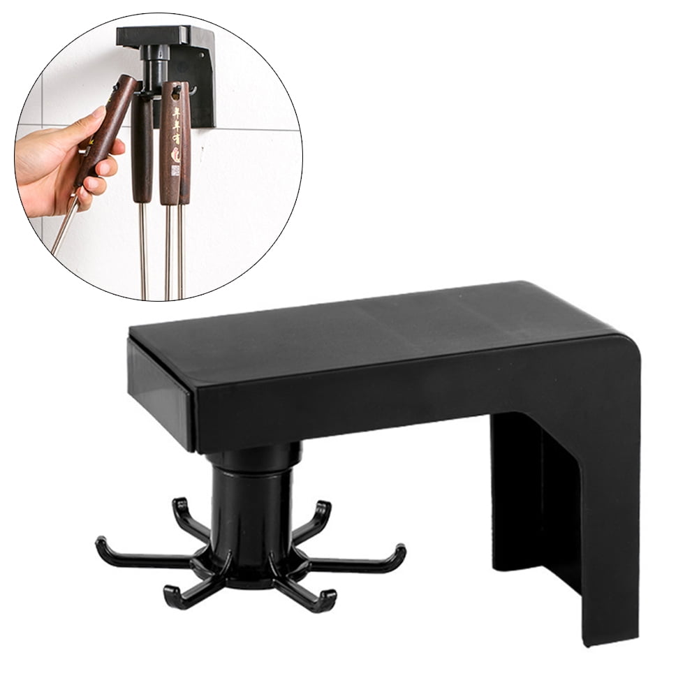 YIDEDE Door Shelves for Wall Rotating Punchfree Hanger Kitchen