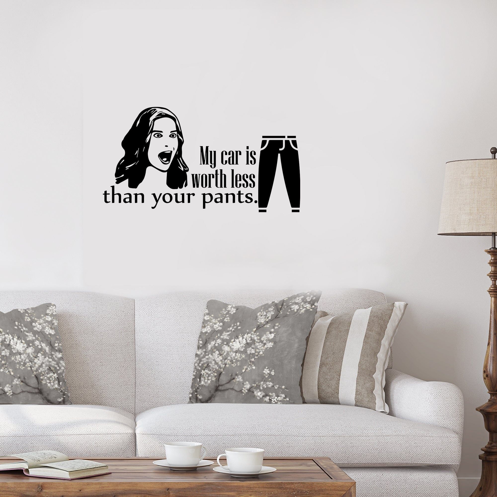 Beauty Salon Makeup Female Living Room Bedroom Home Wall Decor Art Sticker Black