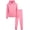 Soft Pink, variant on Real Love Girls' Jogger Set - 2 Piece Basic Fleece Pullover Hoodie and Sweatpants (7-16)