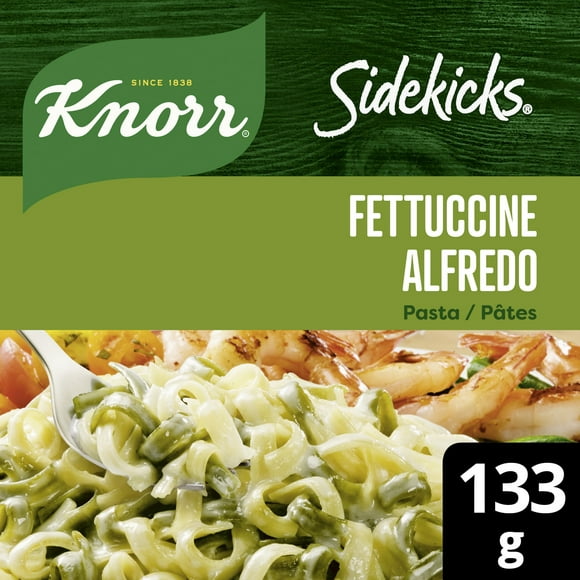 Knorr Sidekicks Fettuccine Alfredo Plat d'Accompagnement de Pâtes 133 g Plats d'accompagnement