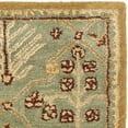 thumbnail image 2 of SAFAVIEH Antiquity Trafford Floral Geometric Wool Runner Rug, Light Blue/Gold, 2'3" x 14', 2 of 4
