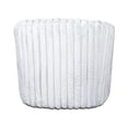 thumbnail image 4 of Farleigh Modern Living Room Round Back Soft Plush Fabric Swivel Chair in White, 4 of 6