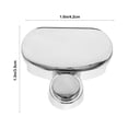 thumbnail image 2 of EcoNesxp Silver 4-pack mirror hook clips Mirror hook clips, 2 of 4