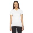 thumbnail image 1 of Camiseta de manga corta American Apparel 2102 Jersey fino fabricado en EE. UU. para mujer BLANCO L, 1 of 1