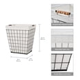 thumbnail image 4 of Better Homes & Gardens 75L Rectangular Steel Wire Laundry Hamper with Removable Liner, Natural, Adult, 4 of 11