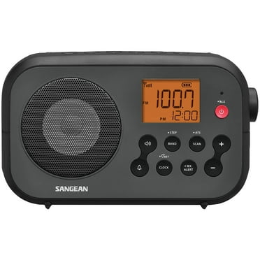 Sangean Portable AM/FM Radios, Black, PR-D12