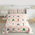 thumbnail image 2 of Manfei Cartoon Elf Princess Bedding Comforter Set, Fairy Tale Nutcracker Twin Comforter Sets, Christmas Tree Gift Reversible Bedding Set, Ultra Soft Home Decor, 2pcs, 2 of 8
