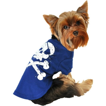Simplydog Blue Skull Dog Tee