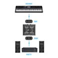 thumbnail image 3 of DI-2 Audio Isolator Passive Audio DI Box Audio Noise Canceller Guitar Isolator Resistor Anti-Noise Audio Converter,1 x DI Box,Black, 3 of 8