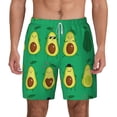 thumbnail image 3 of Uemuo Cartoon Fruit 1 Pattern Mens Swim Trunks Quick Dry Board Shorts with Mesh Lining, Stretch Beach Shorts Quick Dry No-Chafing Board Shorts-3X-Large, 3 of 9
