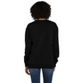 thumbnail image 2 of Unisex Crew Sweatshirt - BLACK - S, 2 of 2