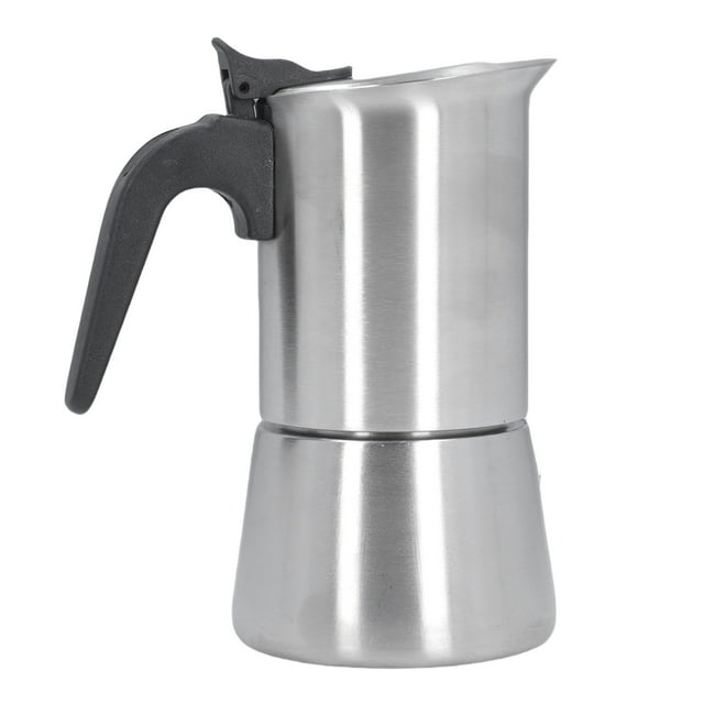 Stainless Steel Espresso Pot, Espresso Maker Percolator Italian Coffee Maker for Brewing Coffee Heating Water Milk