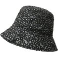 thumbnail image 4 of CoCopeaunts Flower Lace Clear Bucket Hat Women Summer Thin Foldable Outdoor Sunscreen Cotton Travel Sweet Basin Hat Sun Prevent, 4 of 8