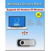 Computer Werx Windows 10 Home 32/64 Bit USB with Key Install Repair Recover Restore USB & Drivers Pack, 2 Pack